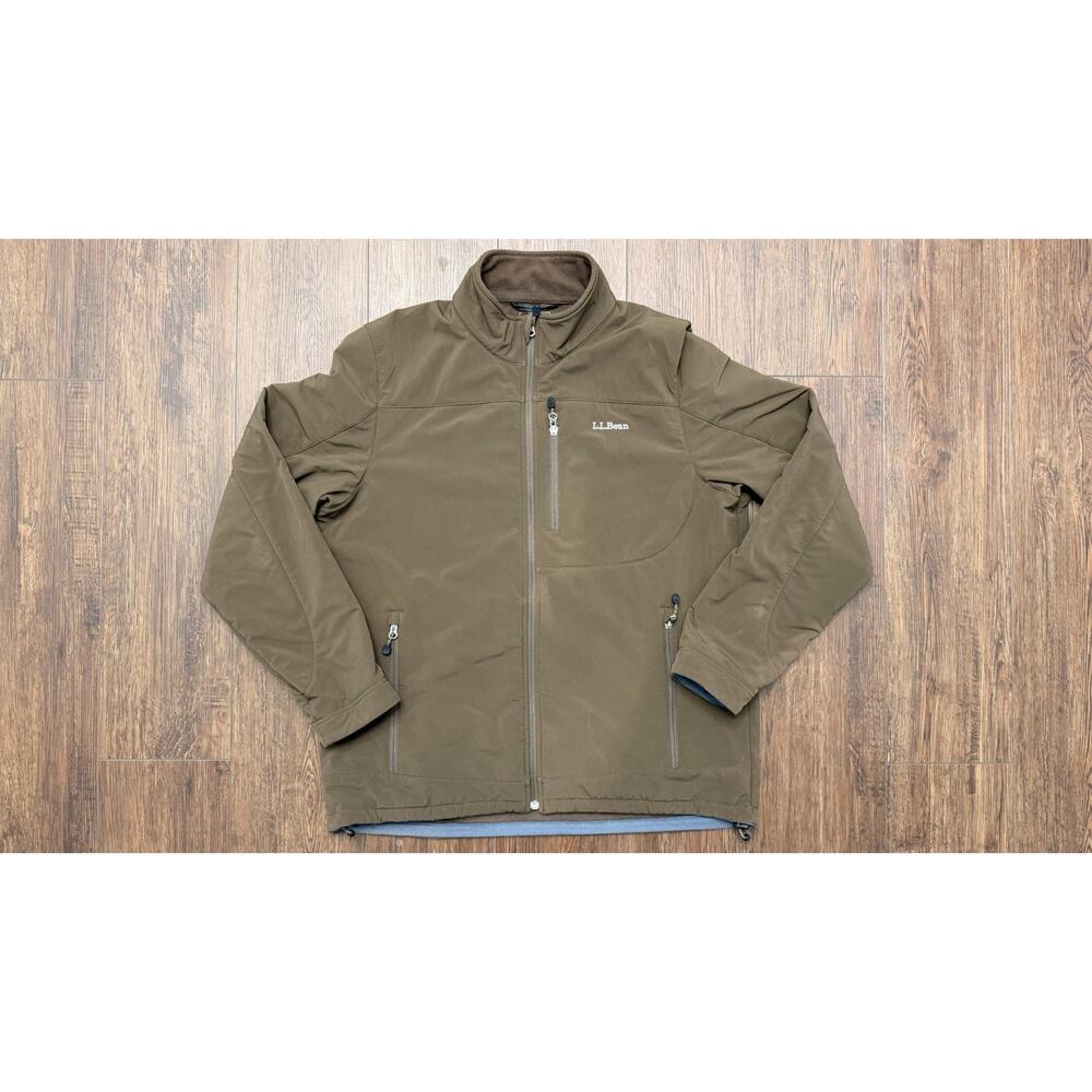 L.L. Bean Men's Pre-owned Primaloft Packaway Jacket Large Brown